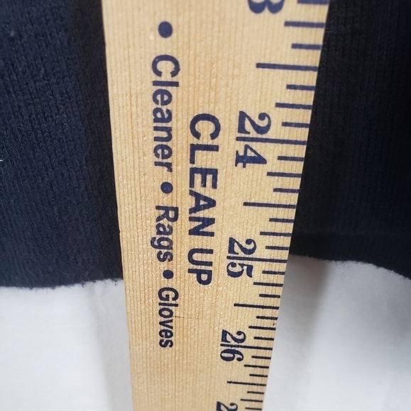 Eddie Bauer Blue and White Striped Cardigan Sz XL - Picture 6 of 8